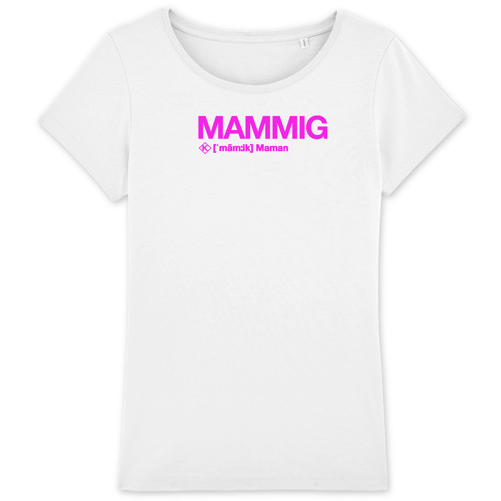 Mammig T-shirt (Maman) - fushia