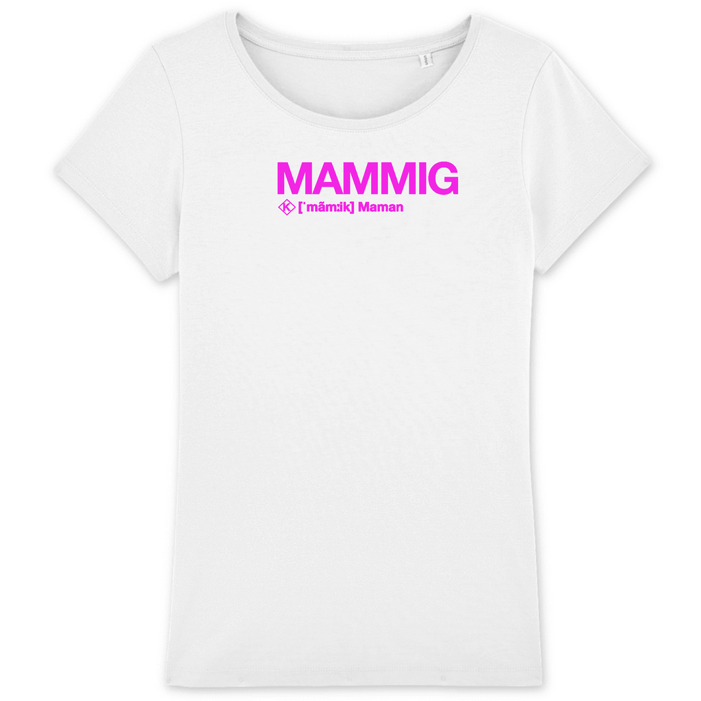 Mammig T-shirt (Maman) - fushia