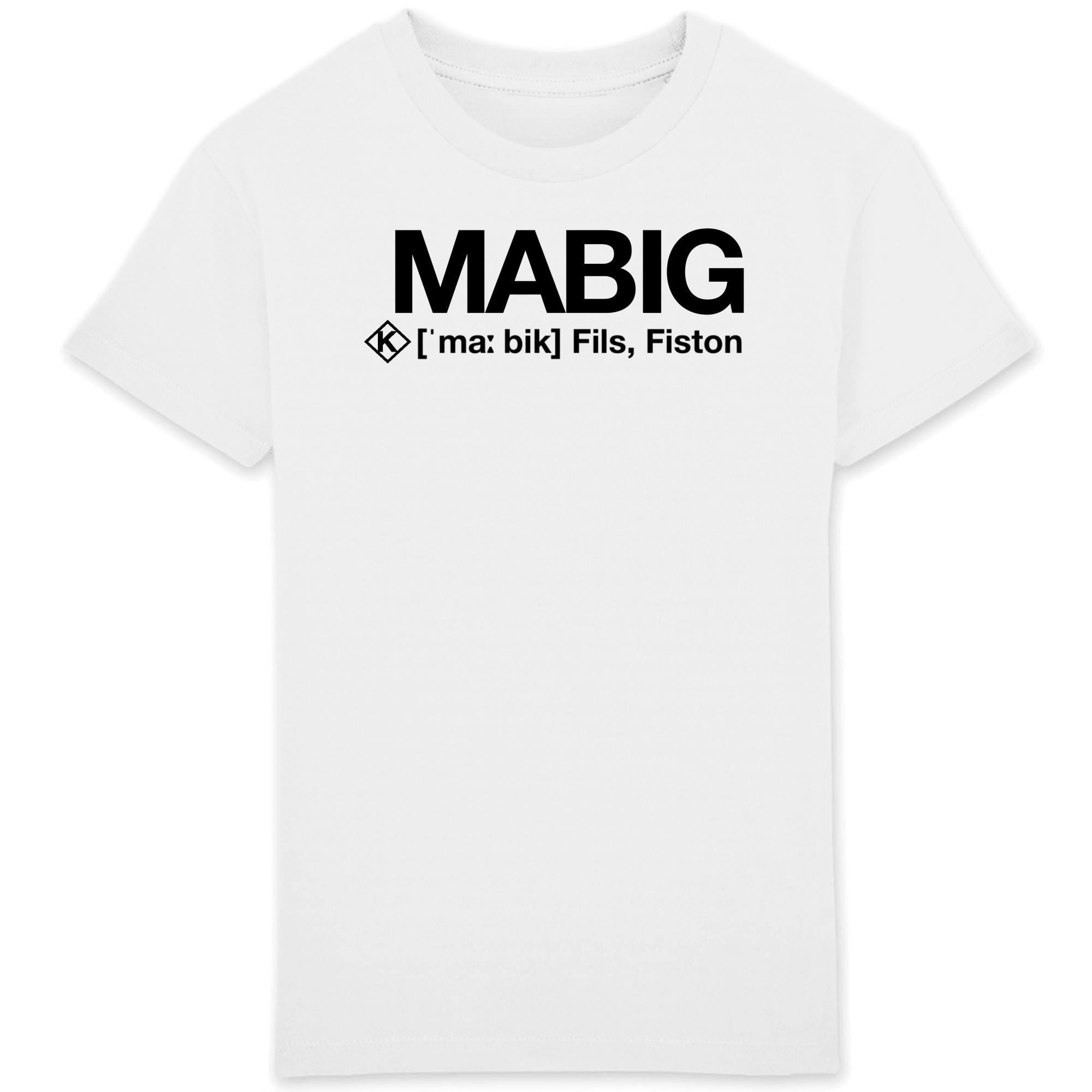 Mabig  T-shirt (Fils/Fiston) - noir