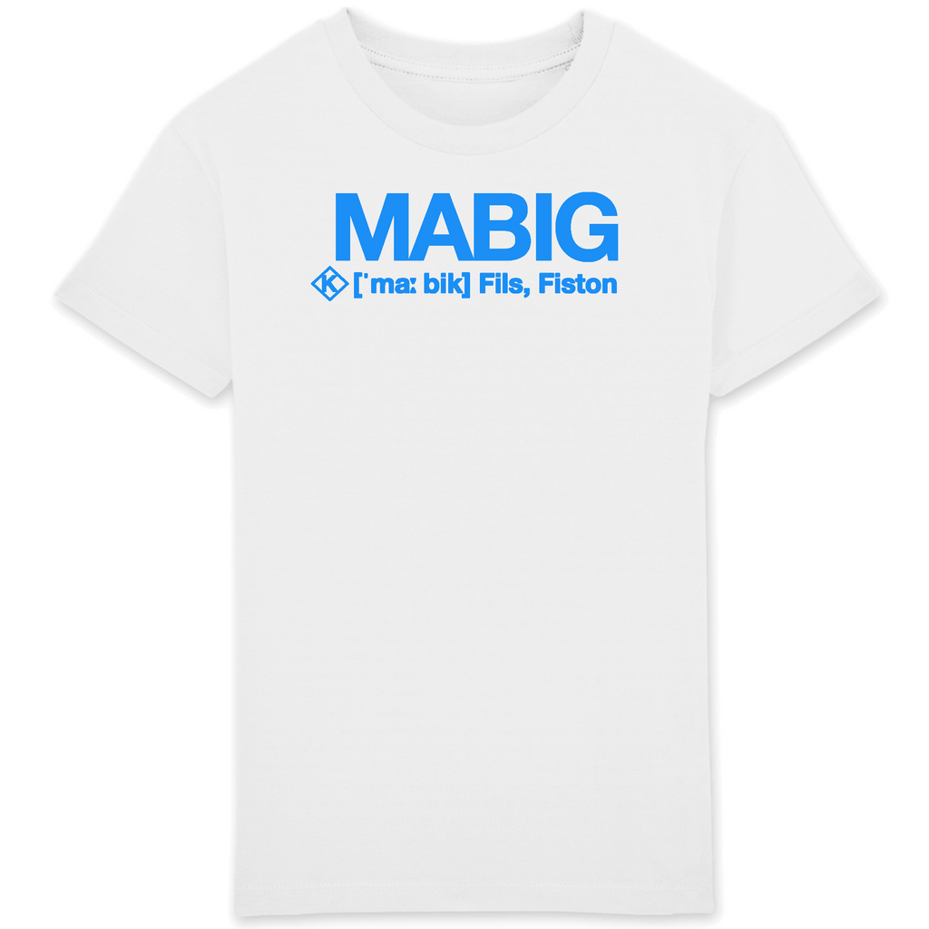 Mabig T-shirt (Fils/Fiston) - bleu