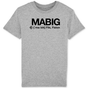 Mabig  T-shirt (Fils/Fiston) - noir