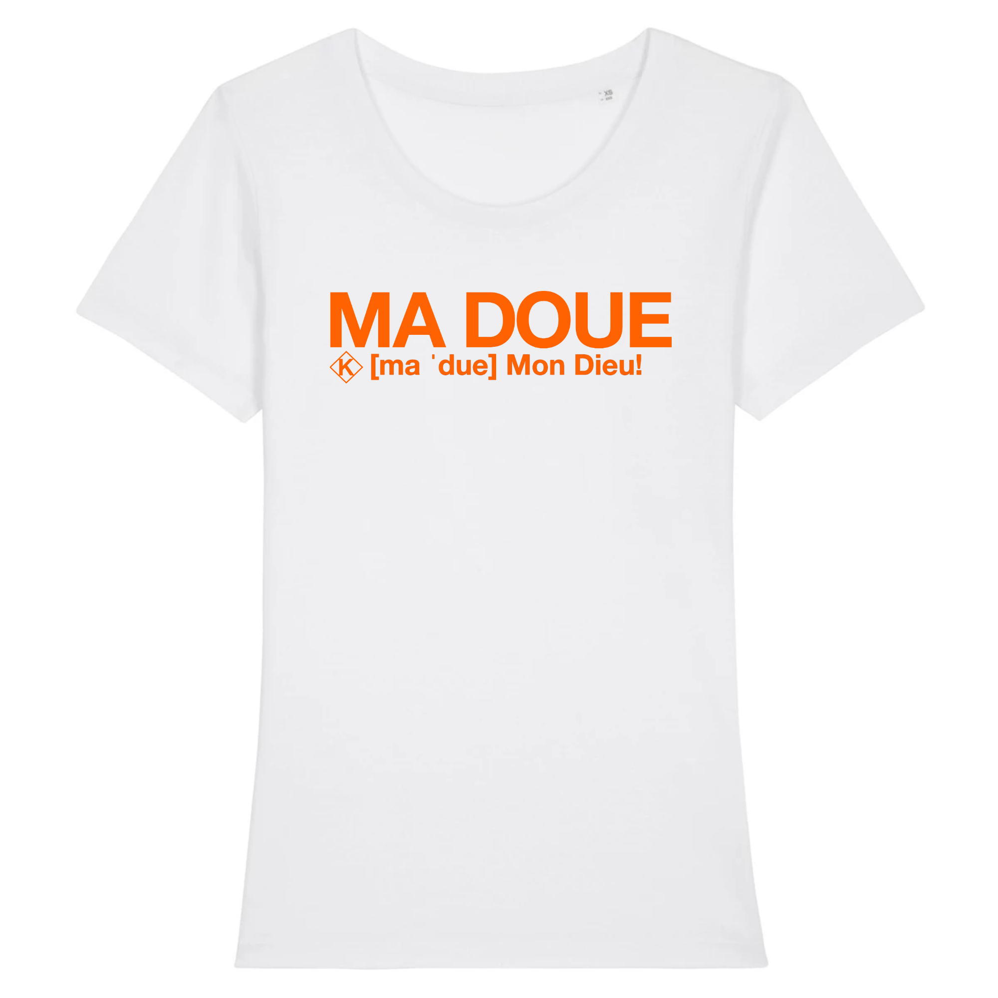 Ma Doue T-shirt Femme (Mon Dieu) Orange