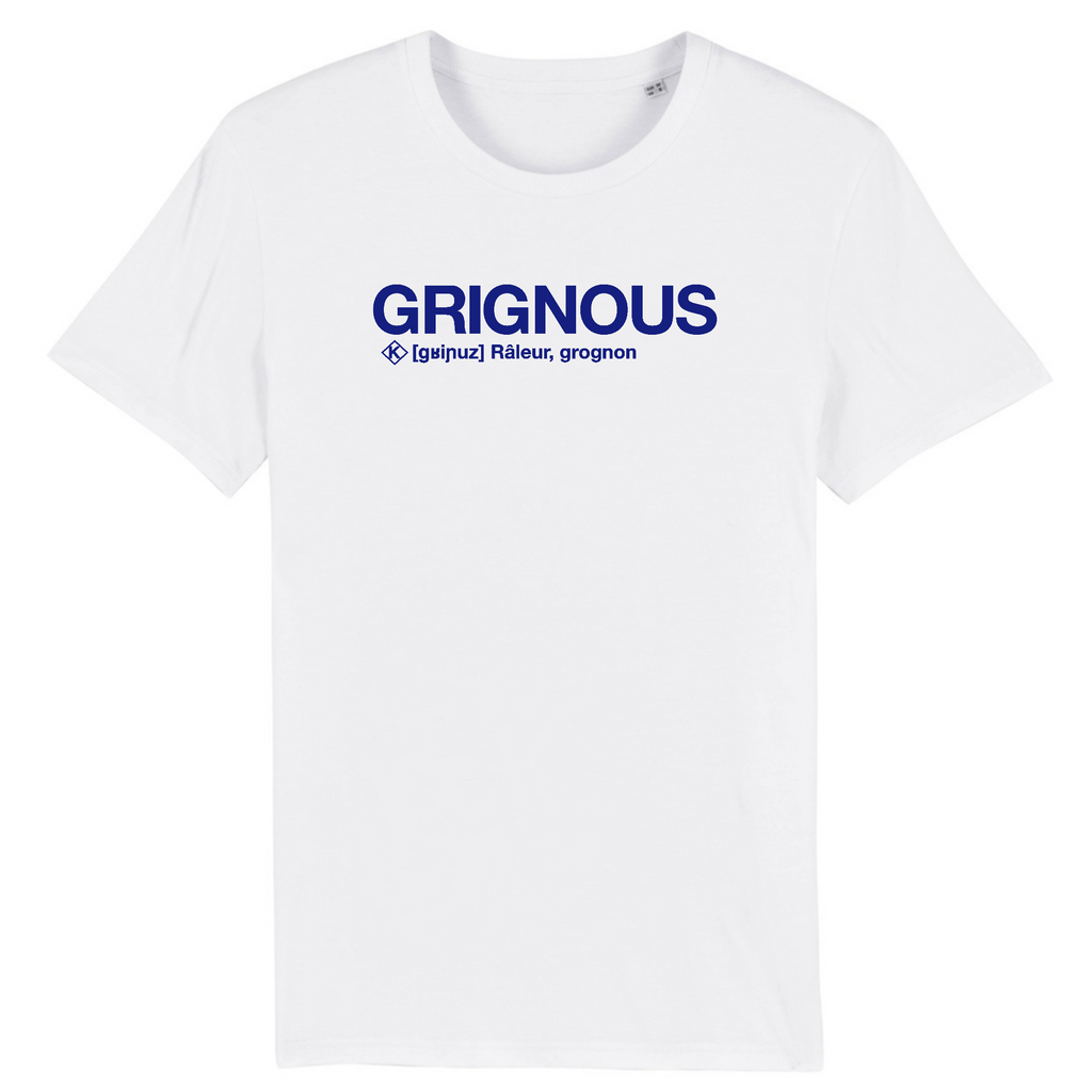 Grignous T-shirt (Grognon)- Bleu
