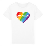 Ma Kalon Tshirt Enfant (Mon Coeur) arc en ciel