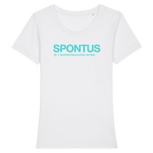 Spontus Tshirt Femme (Epouvanté) - Bleu