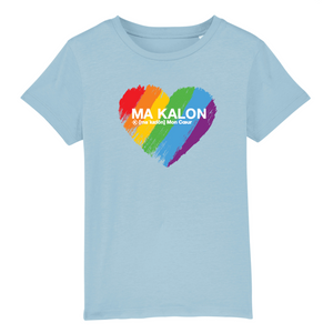 Ma Kalon Tshirt Enfant (Mon Coeur) arc en ciel