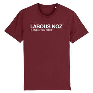 Labous Noz T-shirt Homme (Fêtard) - Blanc