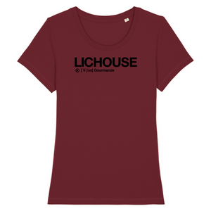 Lichouse T-shirt Femme (Gourmande) - Noir