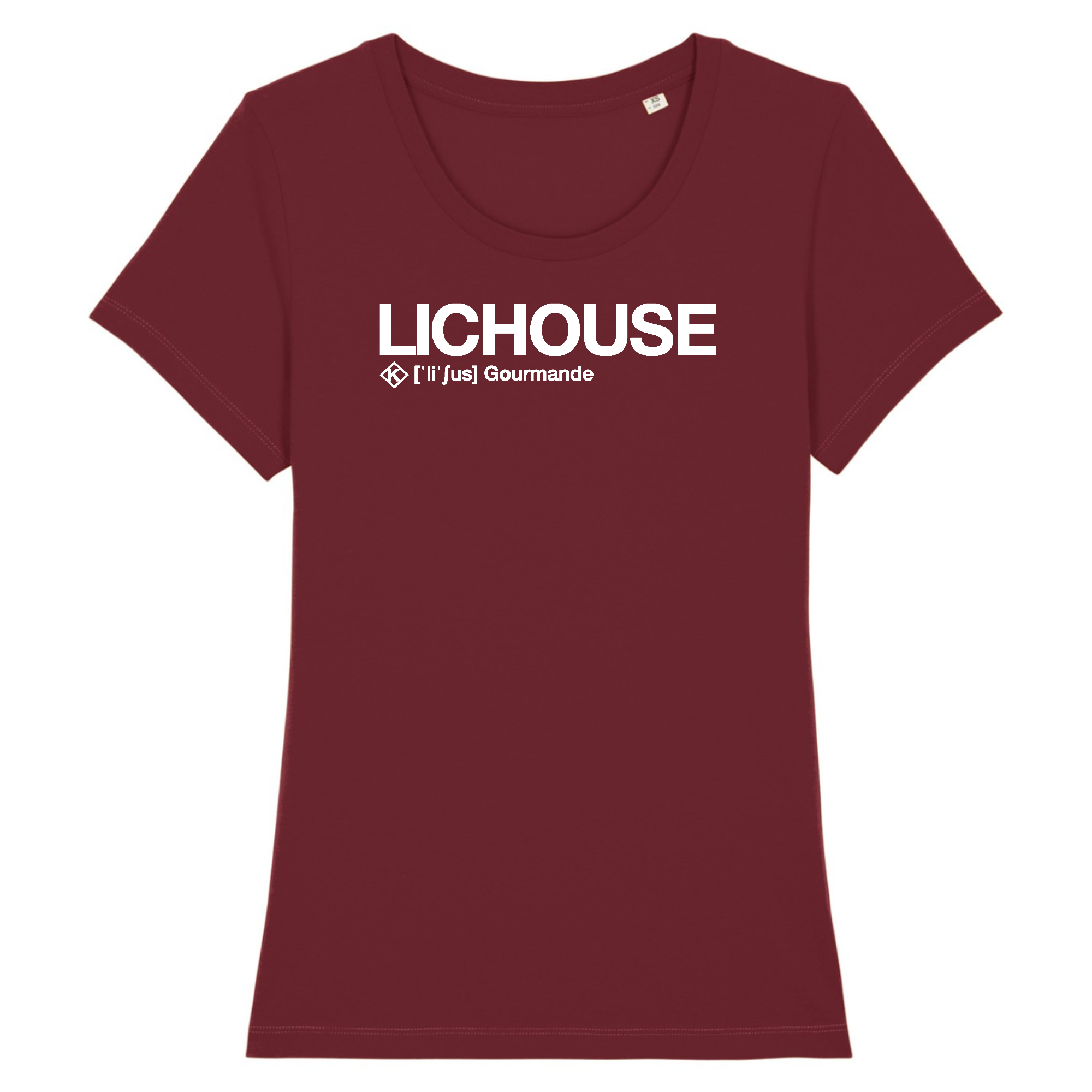 Lichouse T-shirt Femme (Gourmande) - Blanc