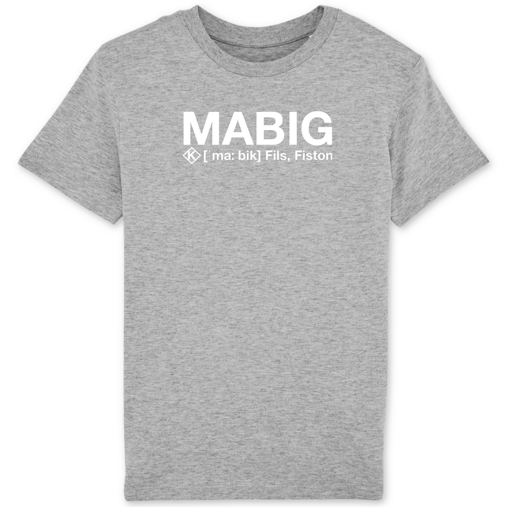 Mabig T-shirt (Fils/Fiston) - Blanc