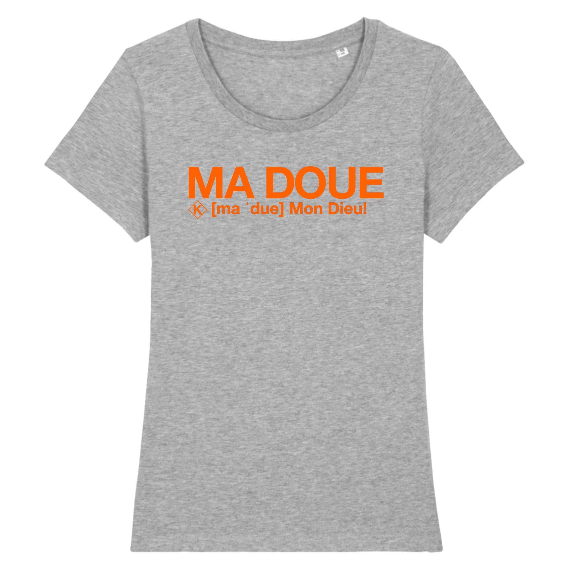 Ma Doue T-shirt Femme (Mon Dieu) Orange