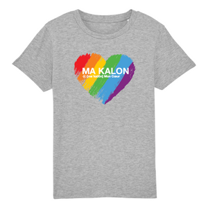 Ma Kalon Tshirt Enfant (Mon Coeur) arc en ciel