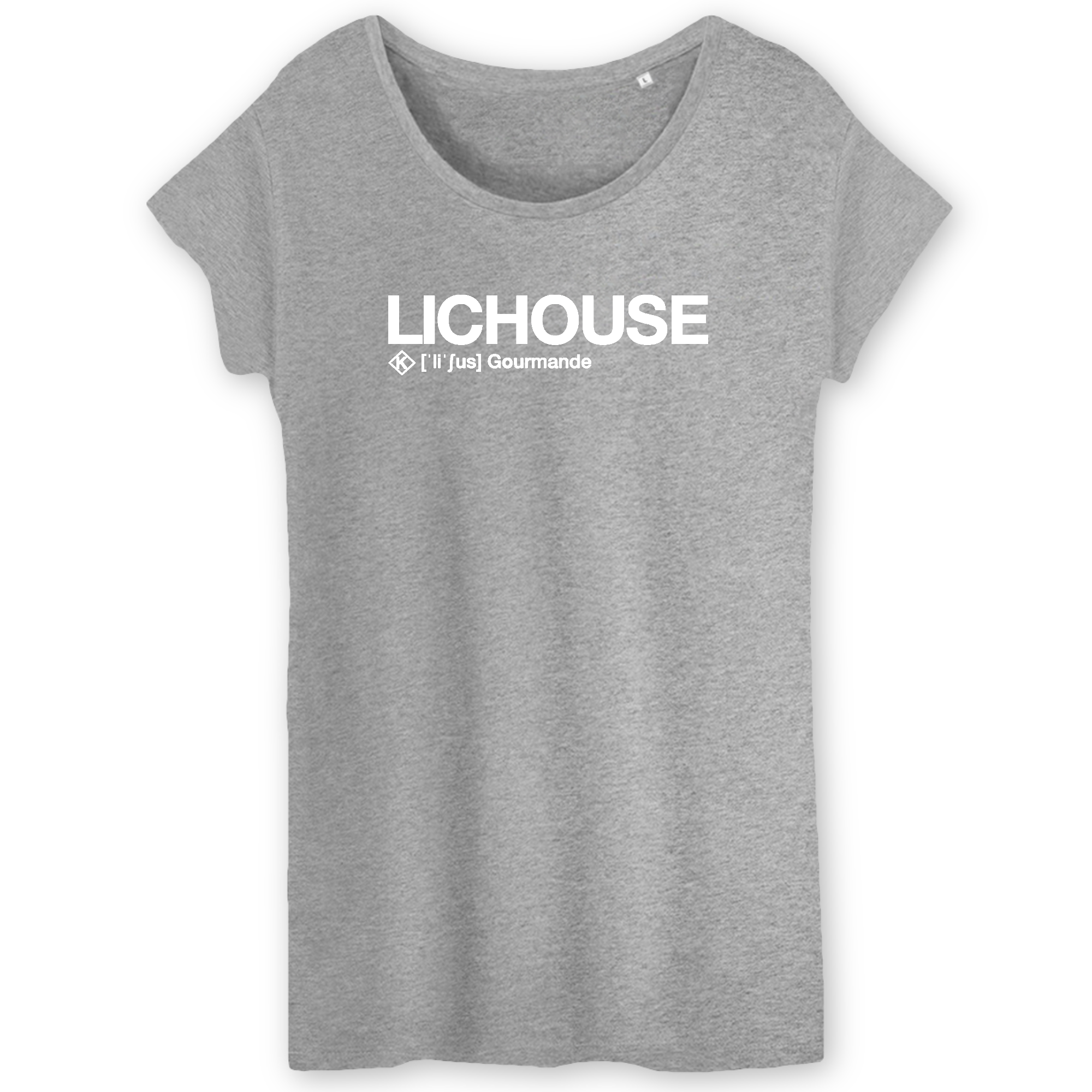 Lichouse T-shirt Femme [coupe ample] (Gourmande) - Noir