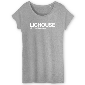 Lichouse T-shirt Femme [coupe ample] (Gourmande) - Noir