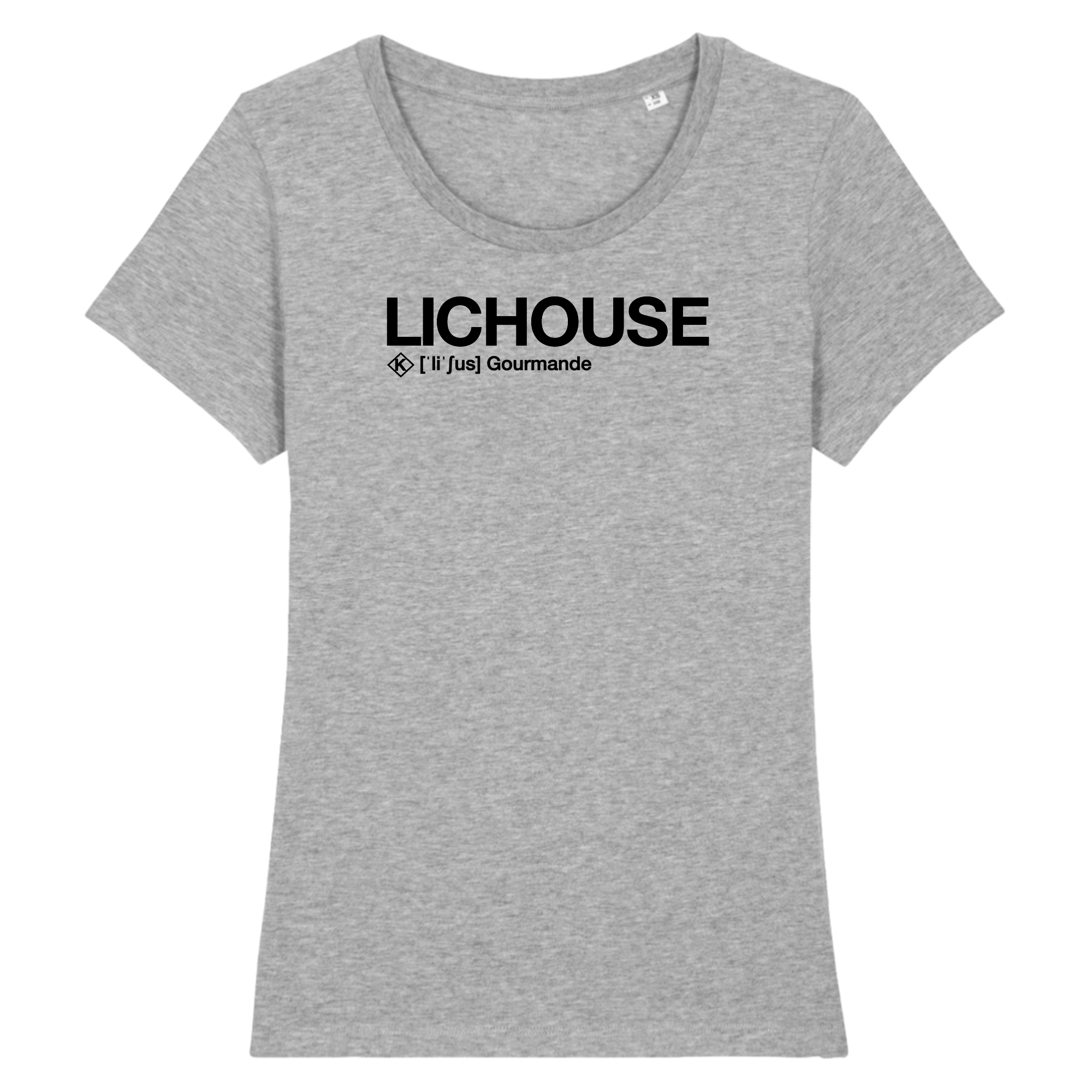 Lichouse T-shirt Femme (Gourmande) - Noir