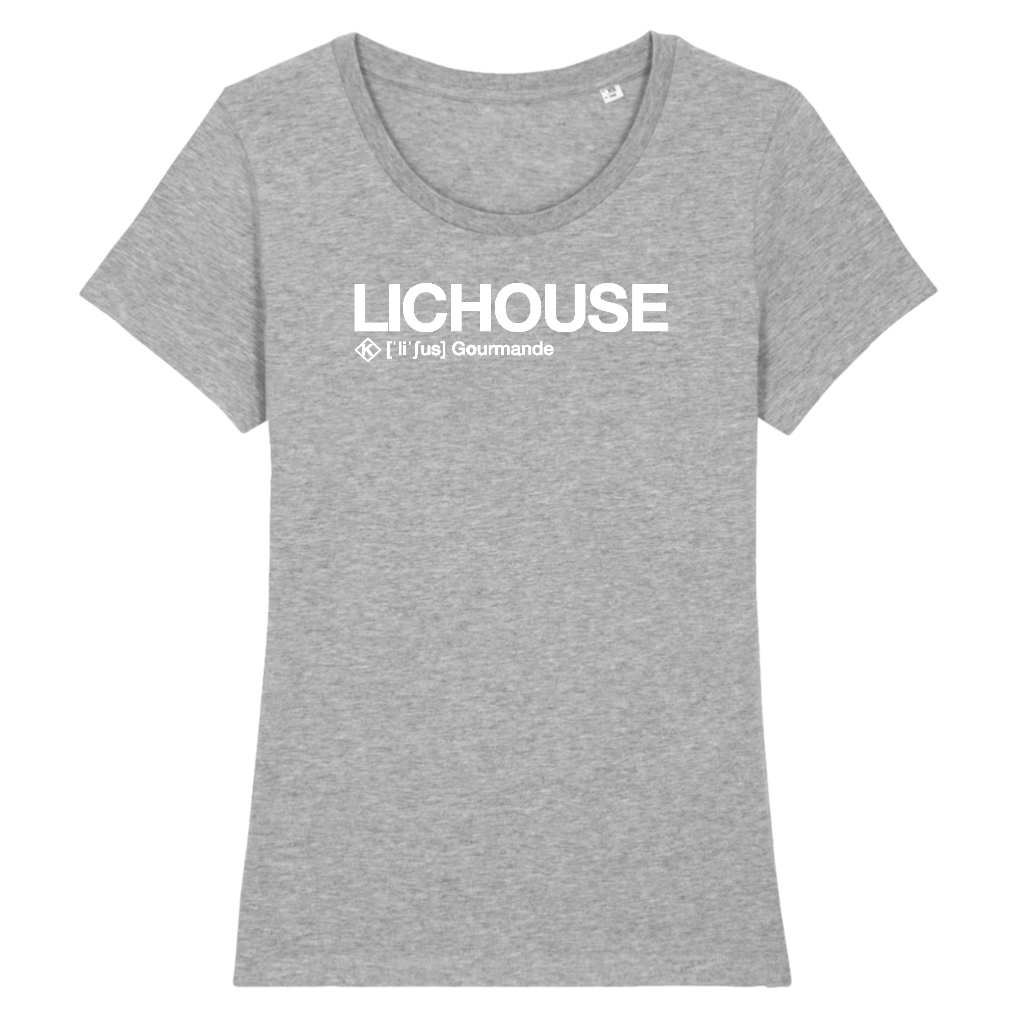 Lichouse T-shirt Femme (Gourmande) - Blanc