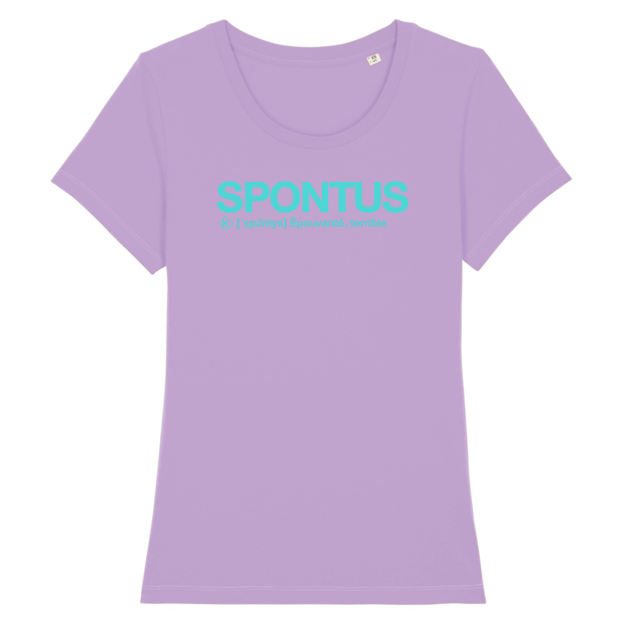 Spontus Tshirt Femme (Epouvanté) - Bleu