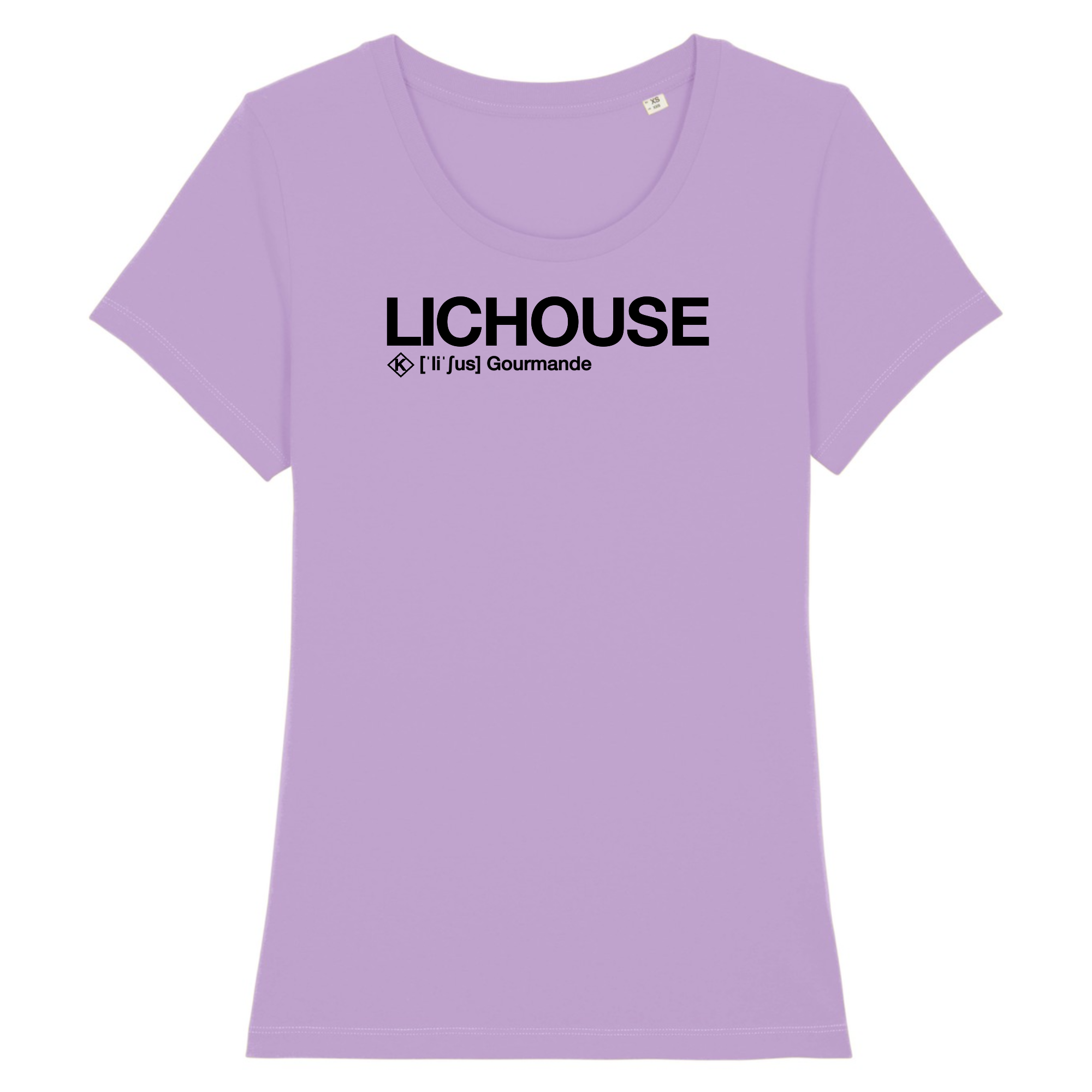 Lichouse T-shirt Femme (Gourmande) - Noir