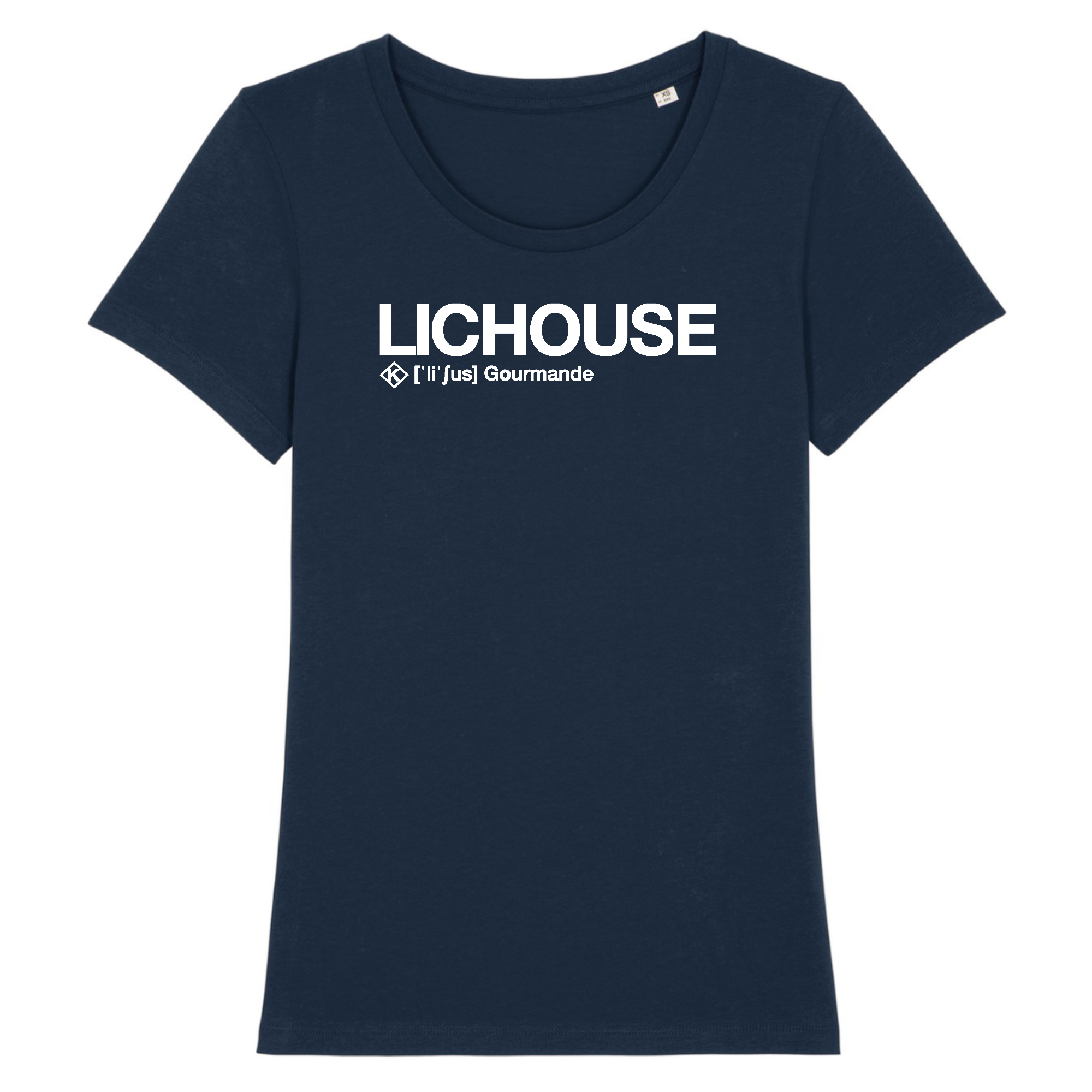 Lichouse T-shirt Femme (Gourmande) - Blanc