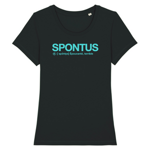 Spontus Tshirt Femme (Epouvanté) - Bleu