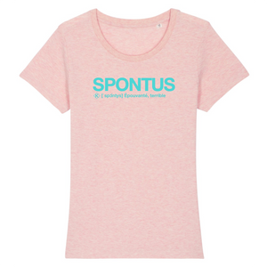 Spontus Tshirt Femme (Epouvanté) - Bleu
