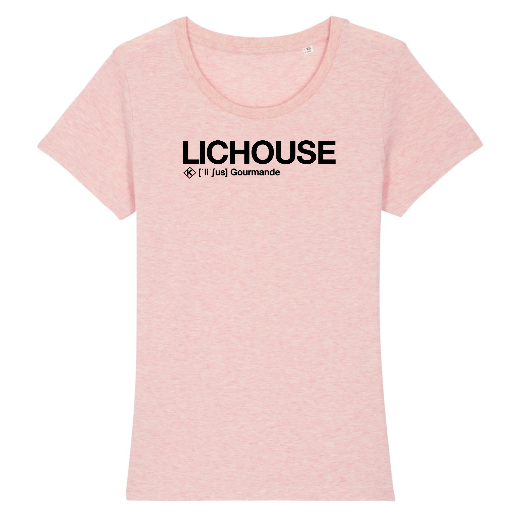 Lichouse T-shirt Femme (Gourmande) - Noir